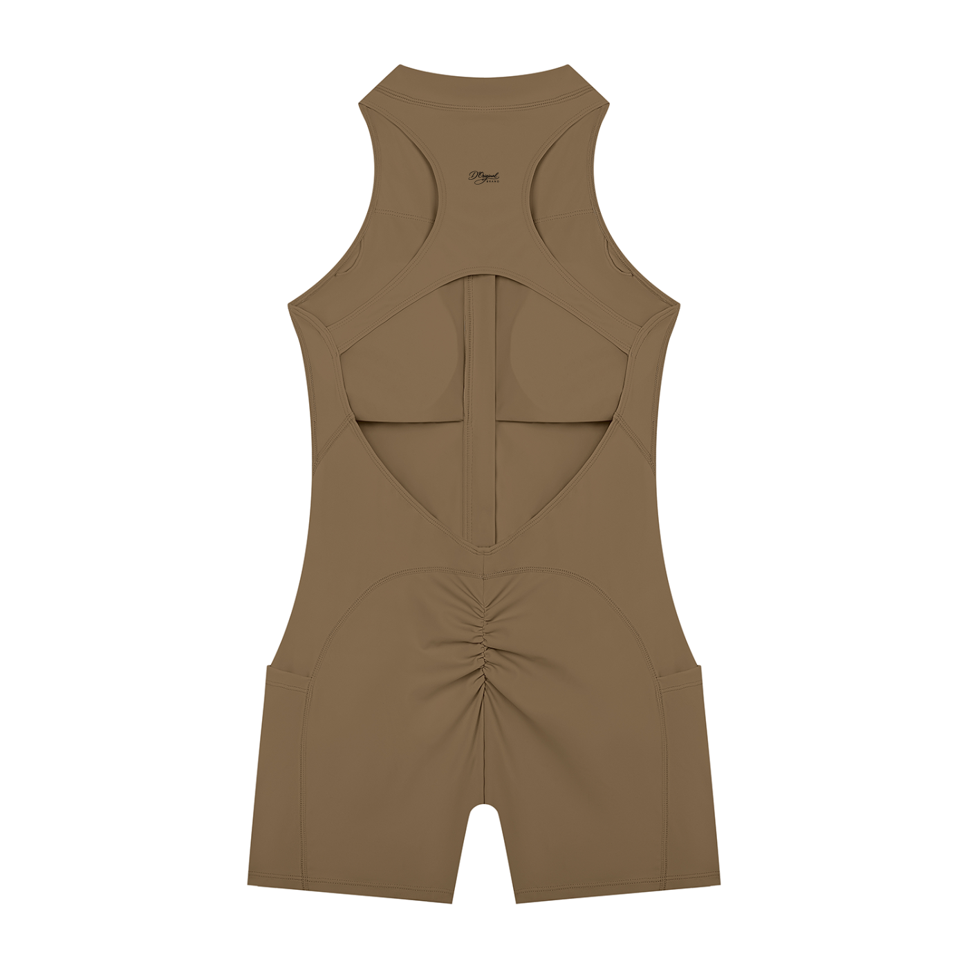 D’original Quarter-Zip Yoga Romper