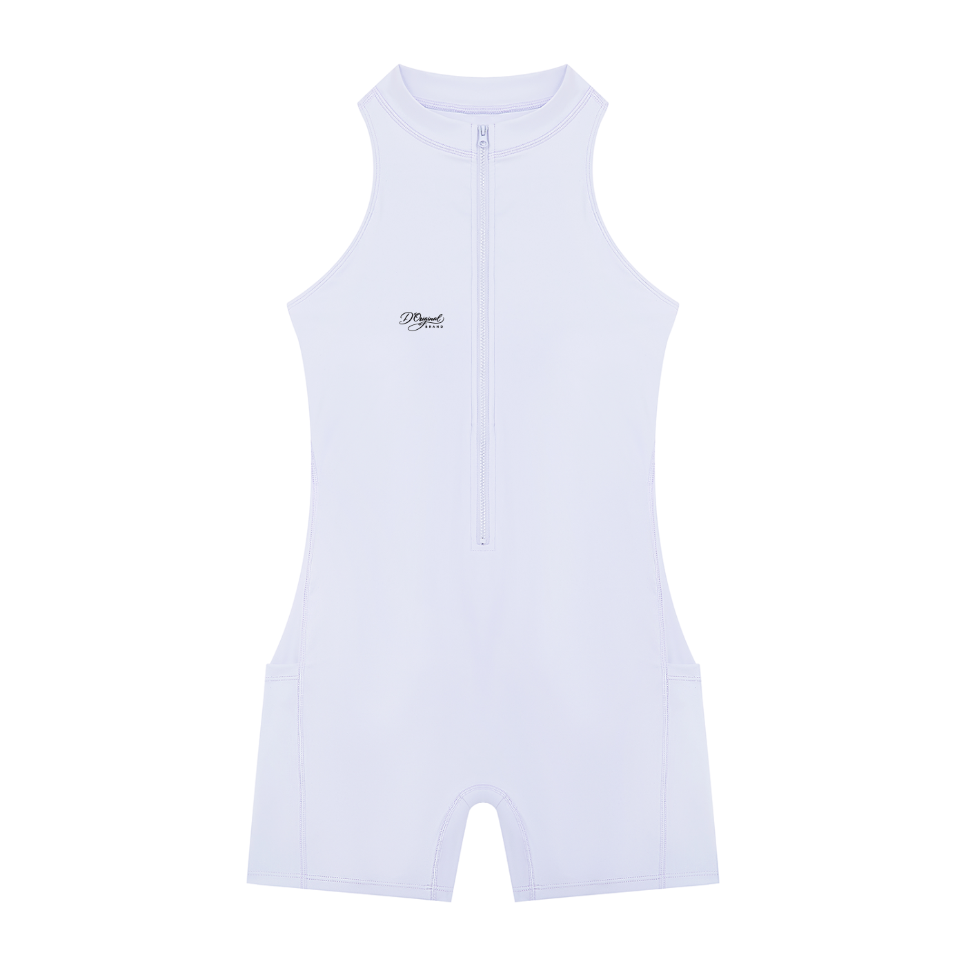 D’original Quarter-Zip Yoga Romper