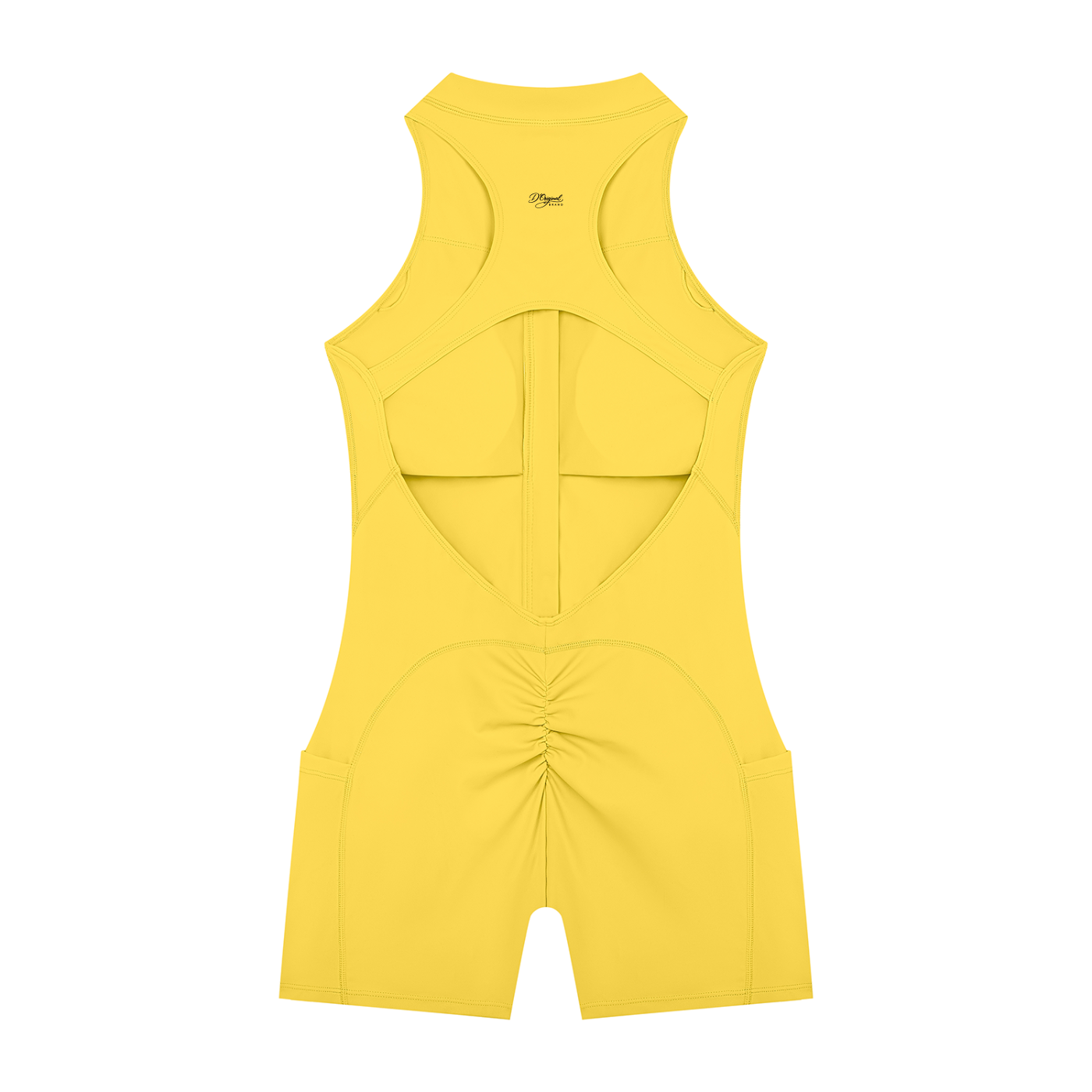 D’original Quarter-Zip Yoga Romper
